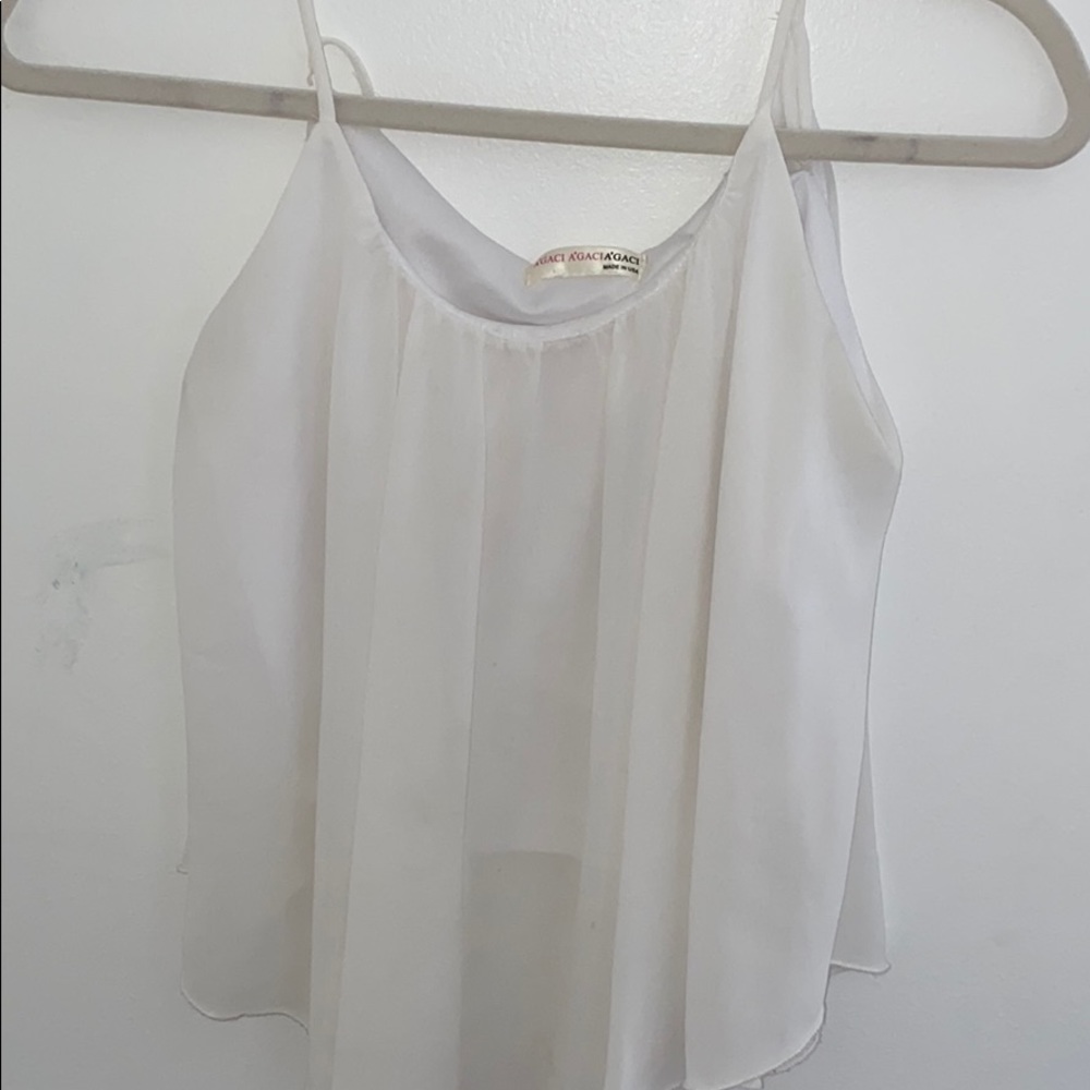 White agaci blouse